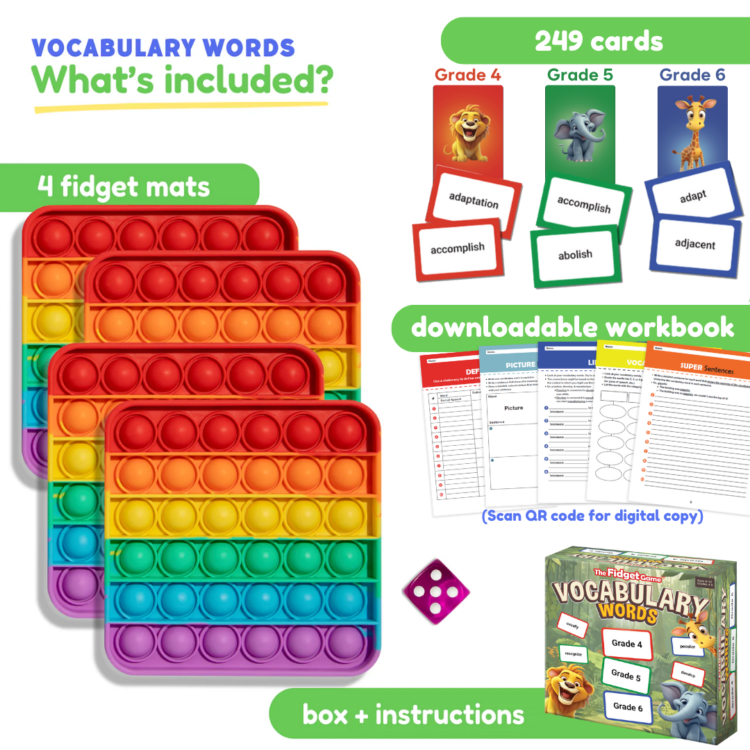 The Vocabulary Game The Fidget Games