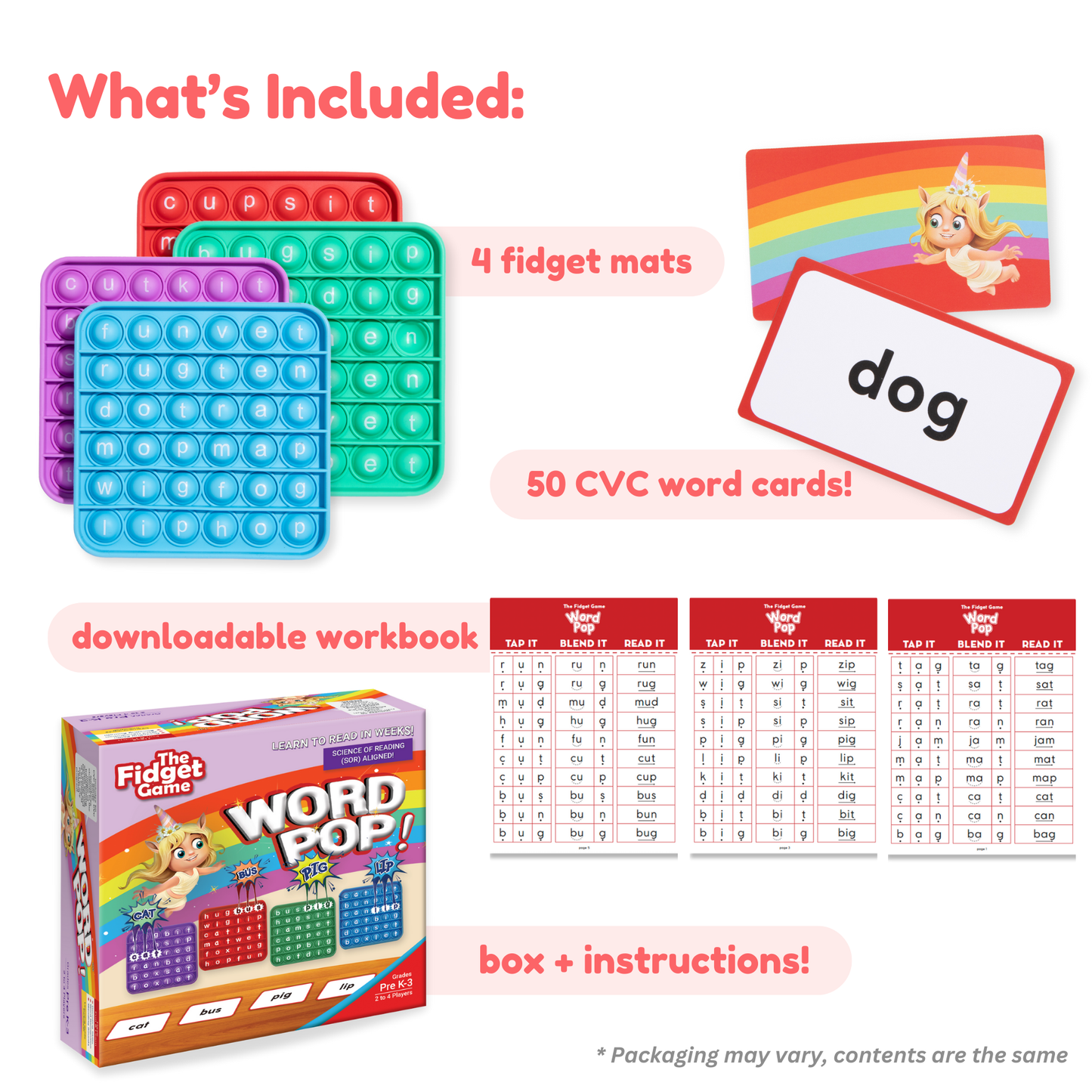 Word Pop! The Fidget Games