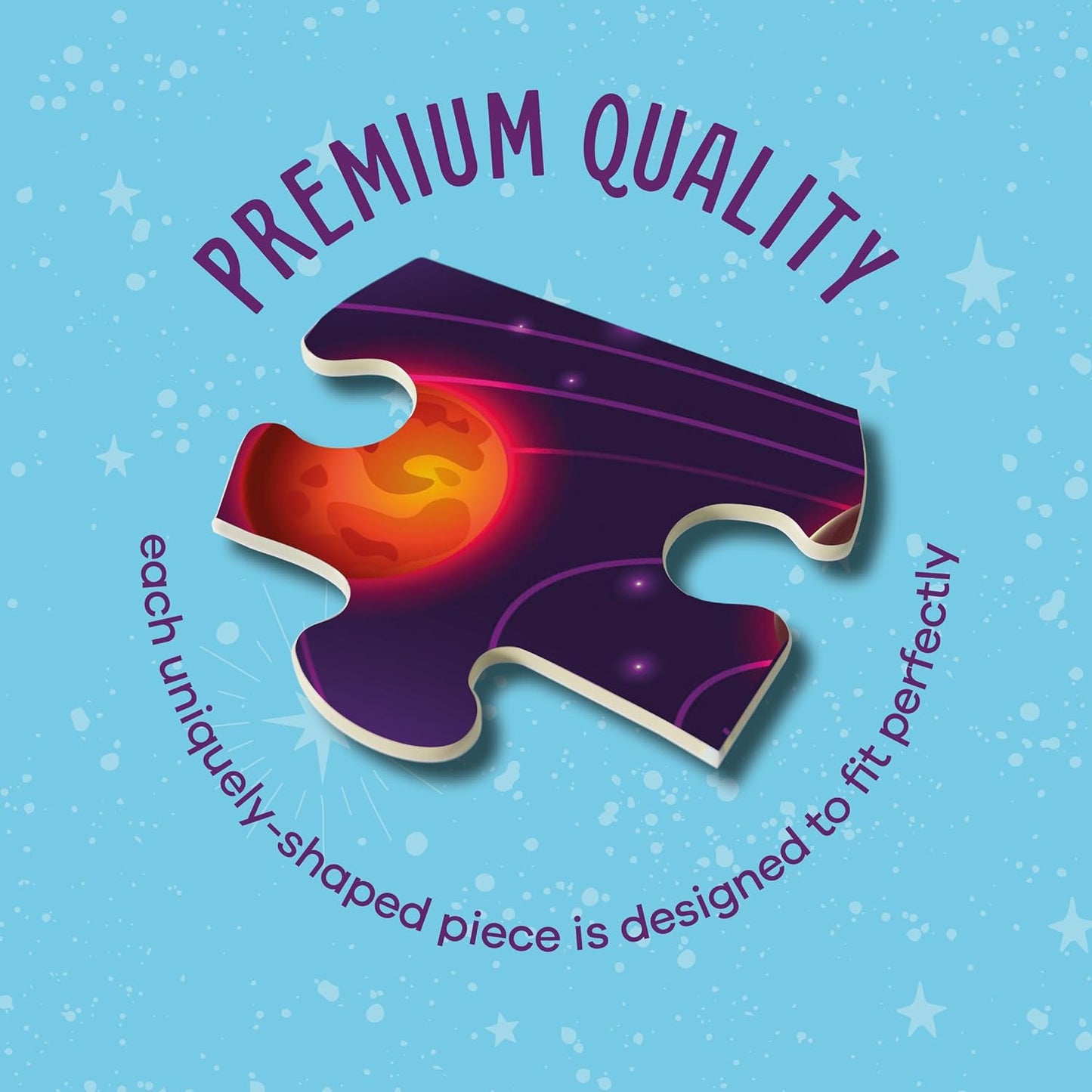 Glow in The Dark 100 Piece Galaxy Puzzle for Kids by Surreal Brands The Shop Everything Store