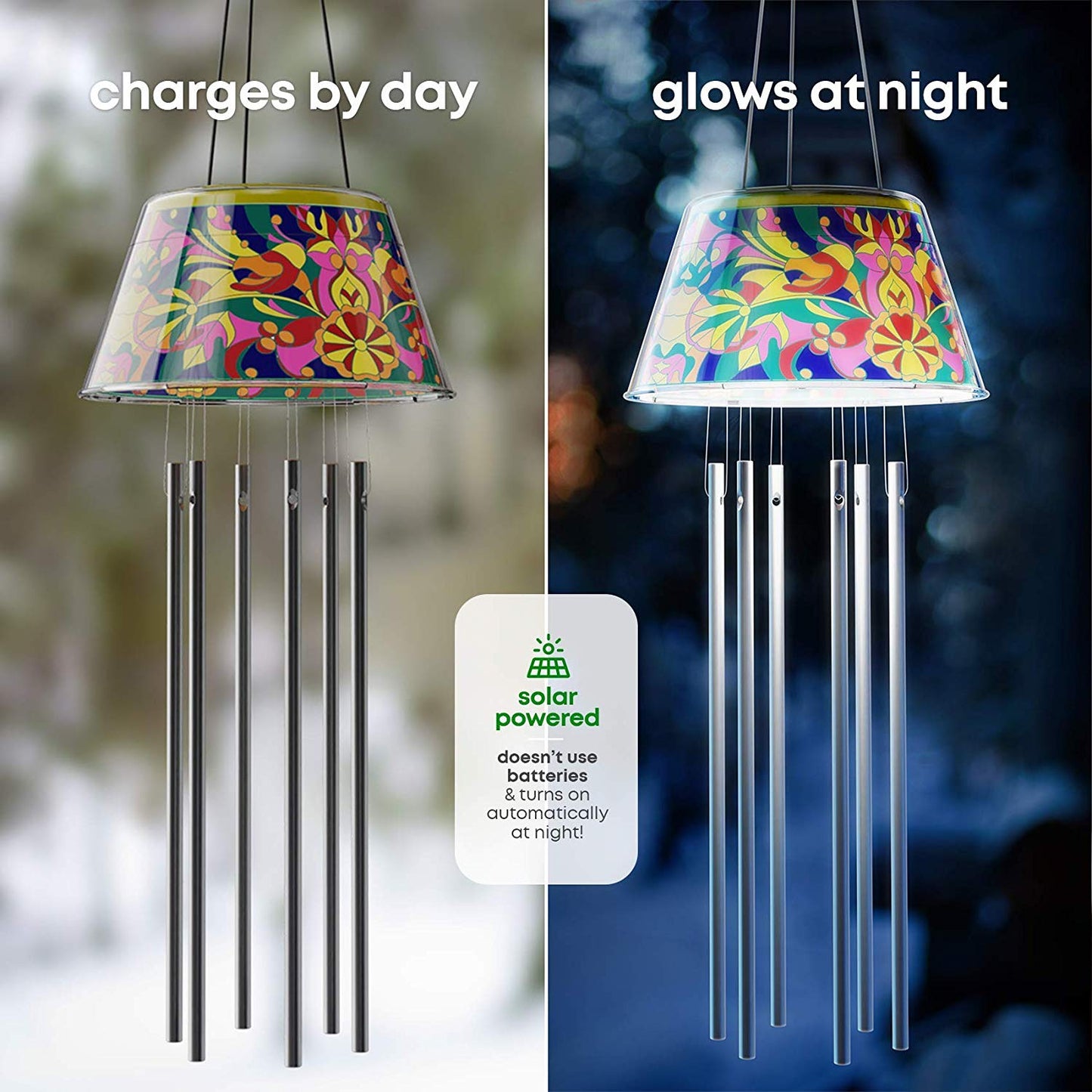 Create Your Own Solar-Powered Light-up Wind Chime Kit by Surreal Brands The Shop Everything Store