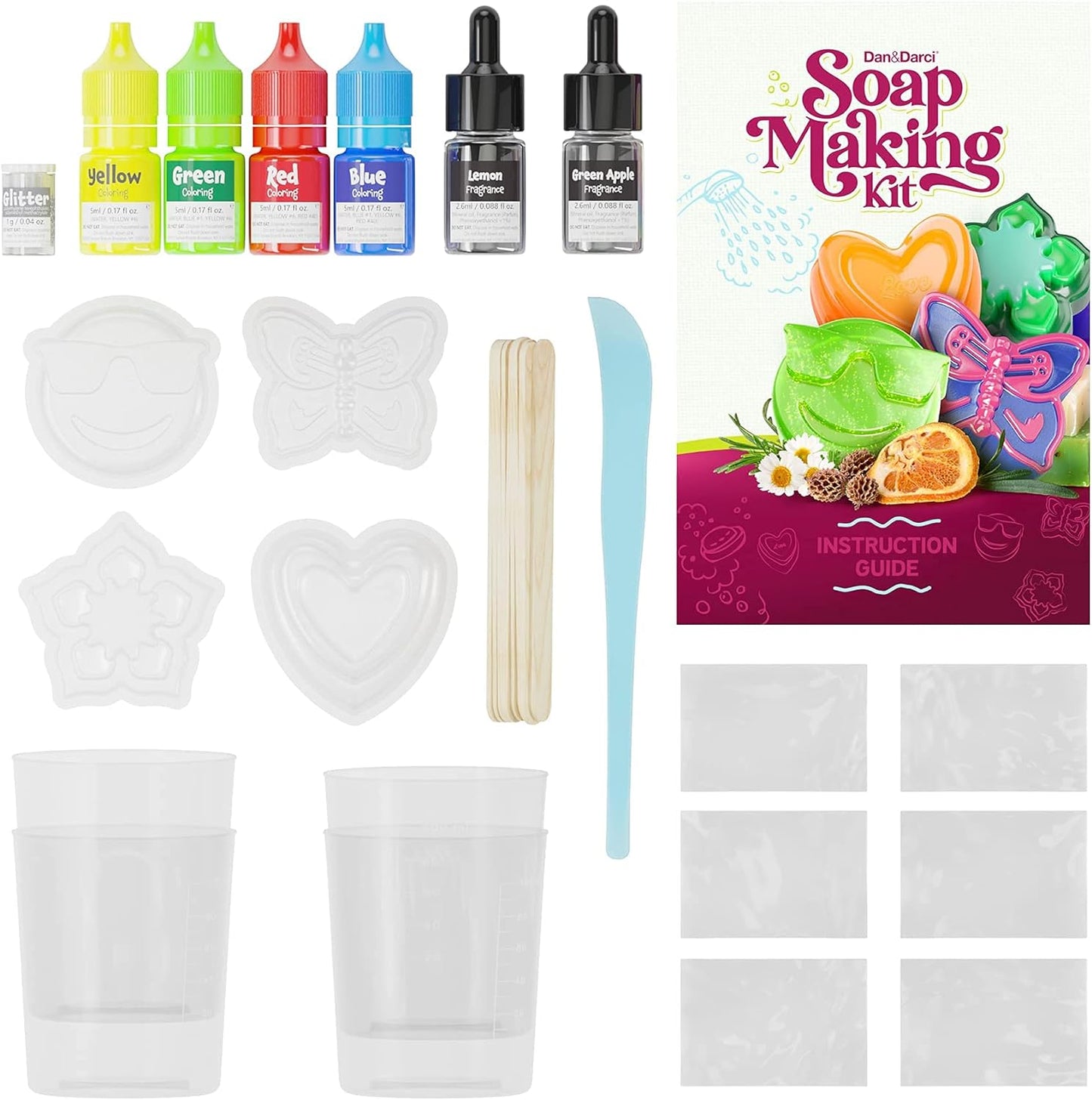 Dan&Darci Soap Making Kit for Kids - Crafts Science Toys - Birthday Gifts for Girls and Boys Age 6-12 Years Old Girl DIY - Best Educational Activity Gift by Surreal Brands The Shop Everything Store