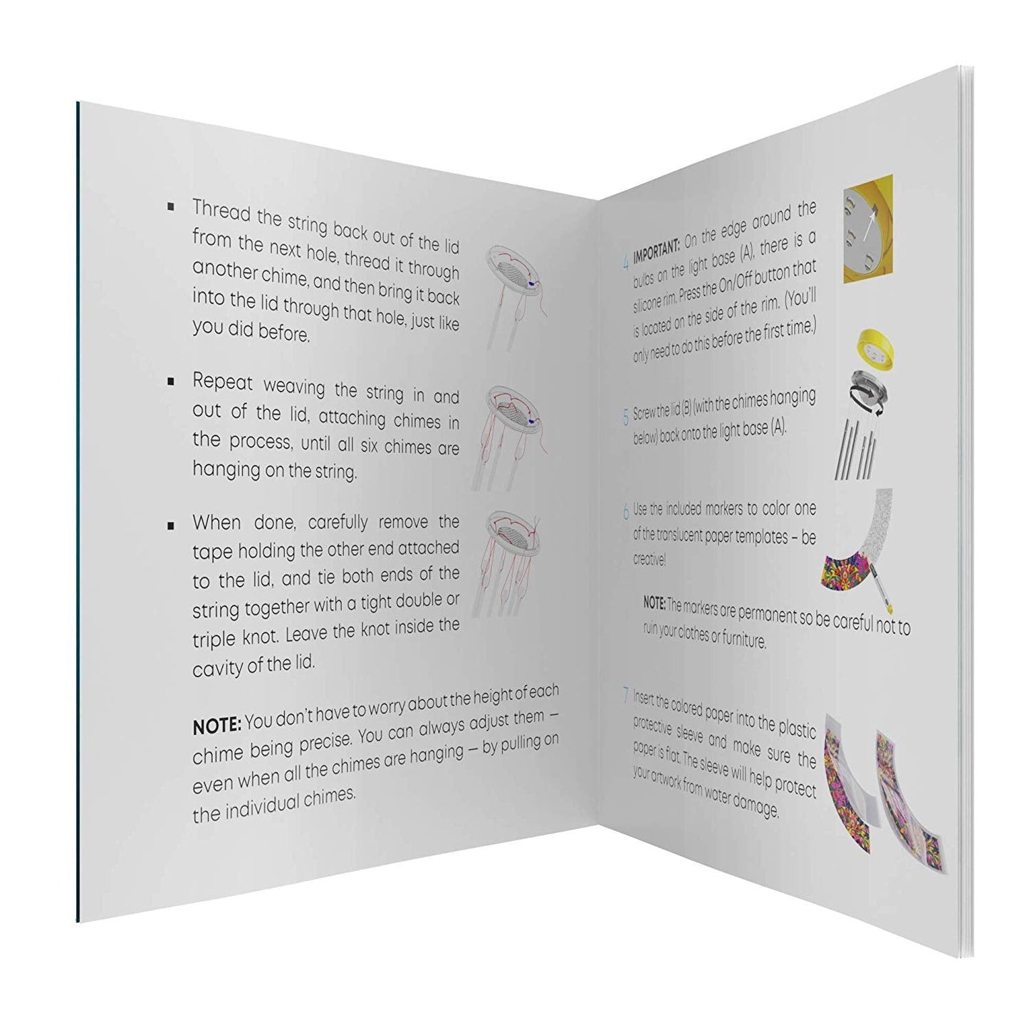 Create Your Own Solar-Powered Light-up Wind Chime Kit by Surreal Brands The Shop Everything Store