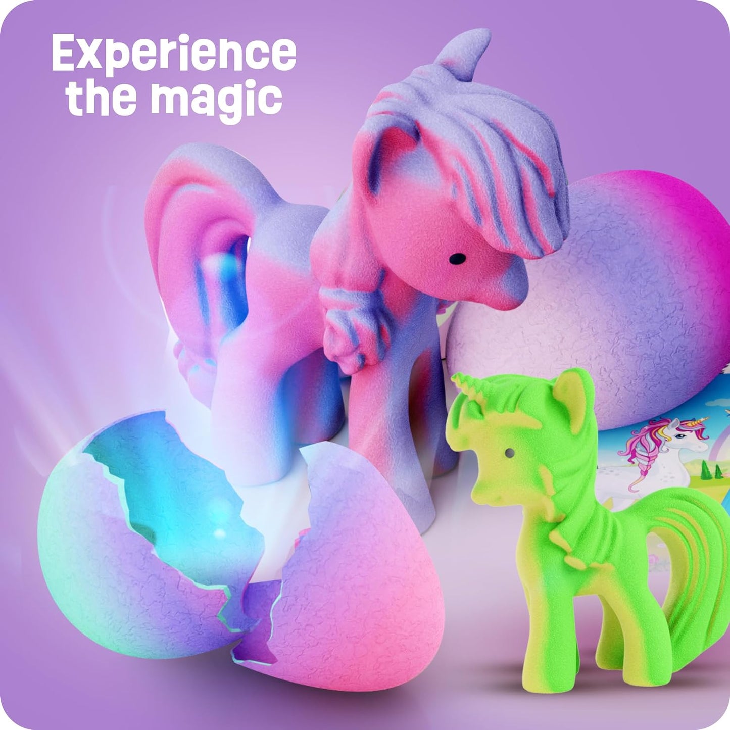 Dan&Darci Unicorn Hatching Surprise Eggs for Kids - 6 Pack - Grows 600% - Unicorn Toys for Girls & Boys by Surreal Brands The Shop Everything Store