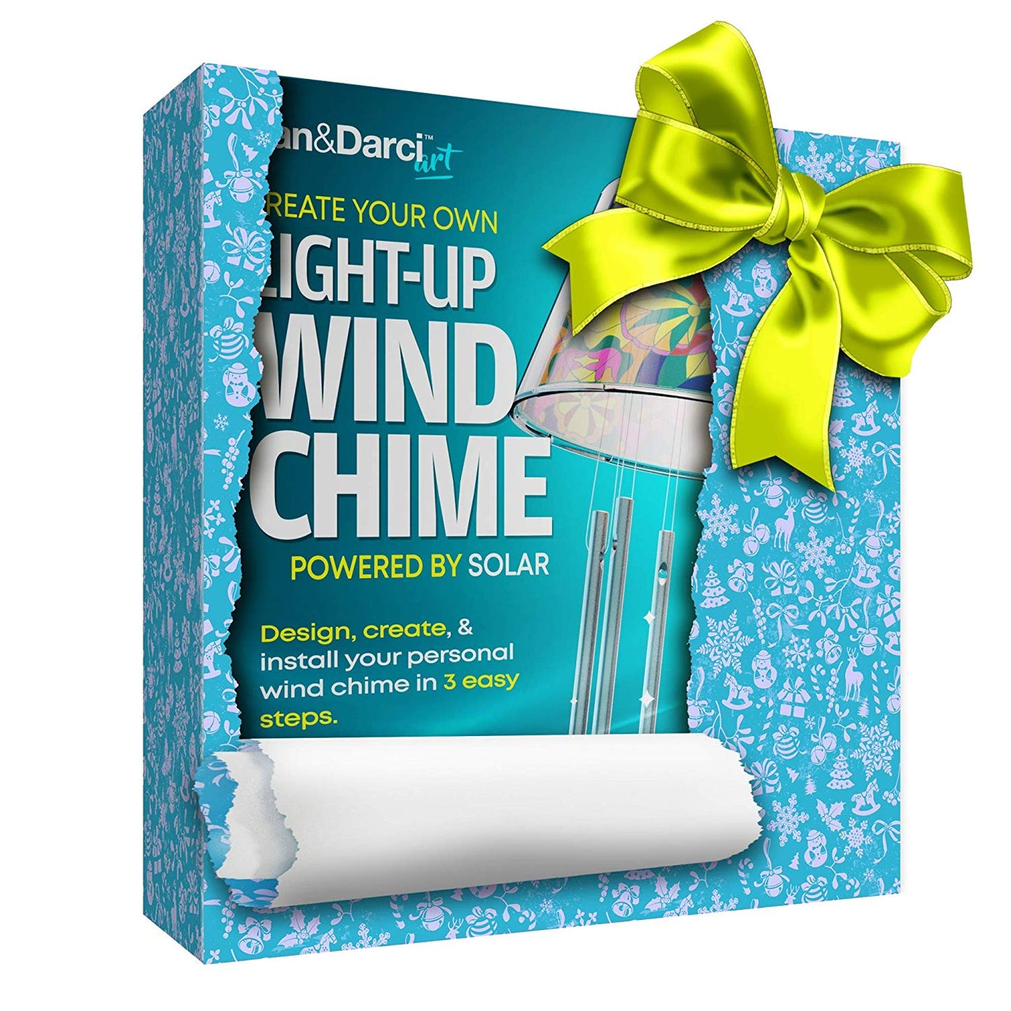 Create Your Own Solar-Powered Light-up Wind Chime Kit by Surreal Brands The Shop Everything Store