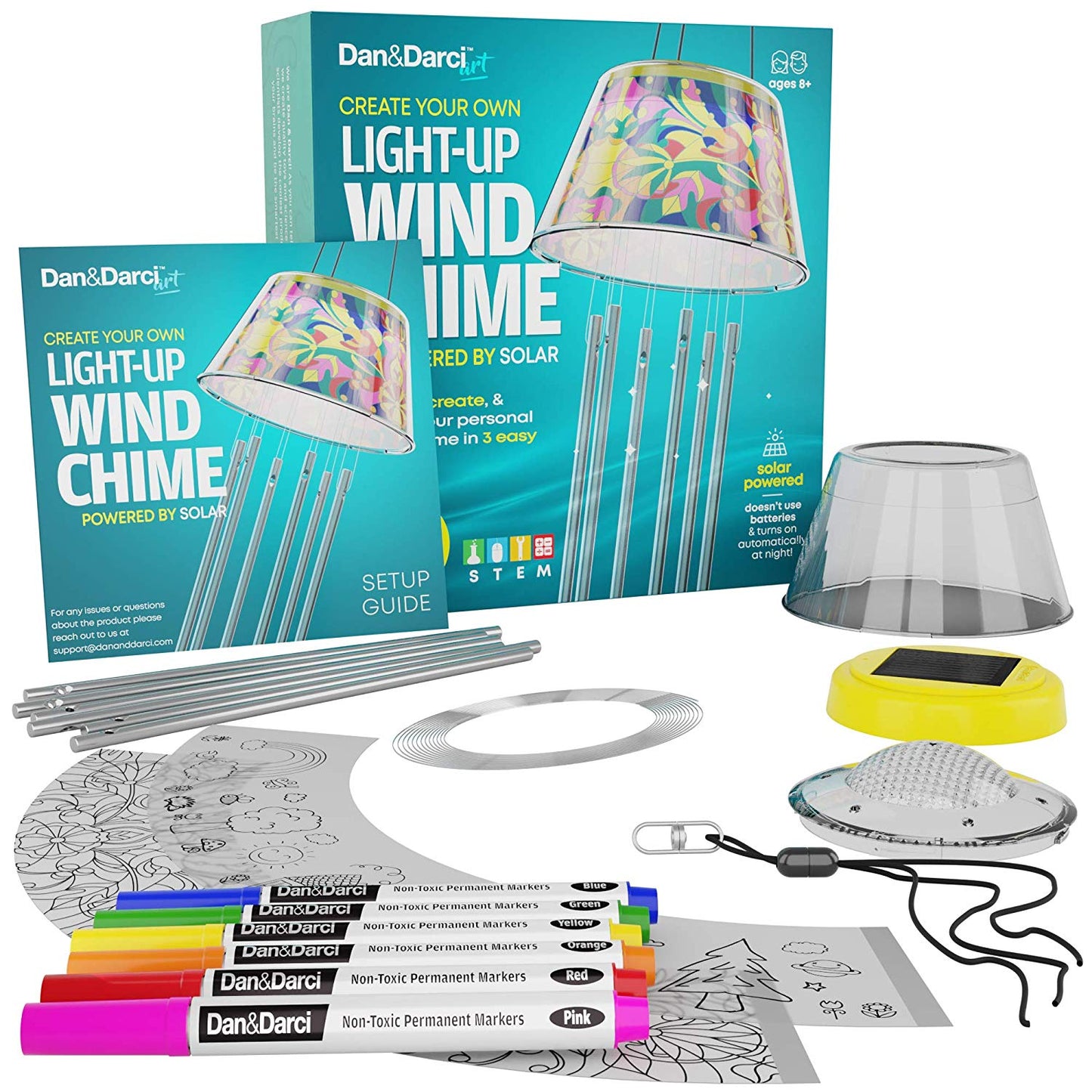 Create Your Own Solar-Powered Light-up Wind Chime Kit by Surreal Brands The Shop Everything Store