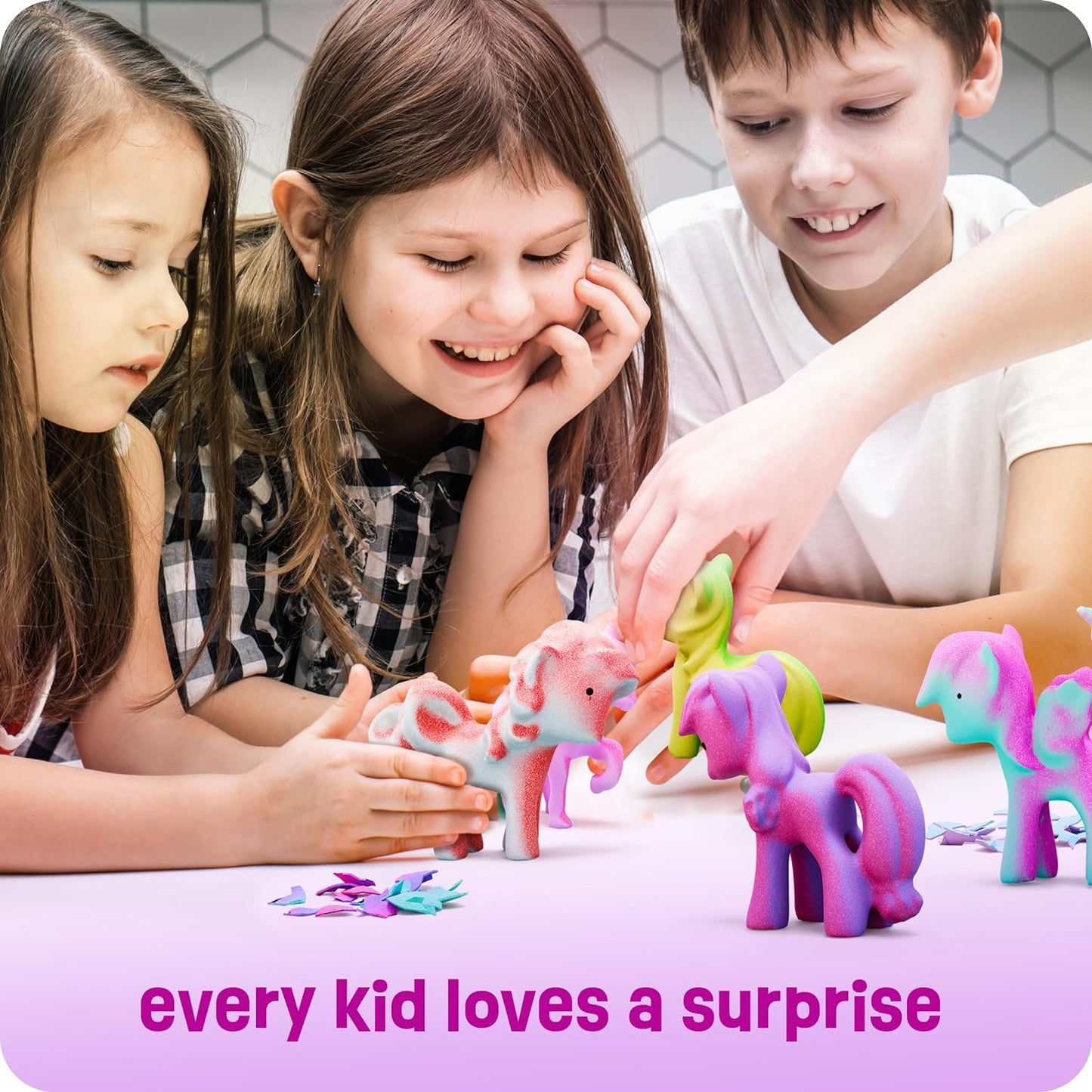 Dan&Darci Unicorn Hatching Surprise Eggs for Kids - 6 Pack - Grows 600% - Unicorn Toys for Girls & Boys by Surreal Brands The Shop Everything Store