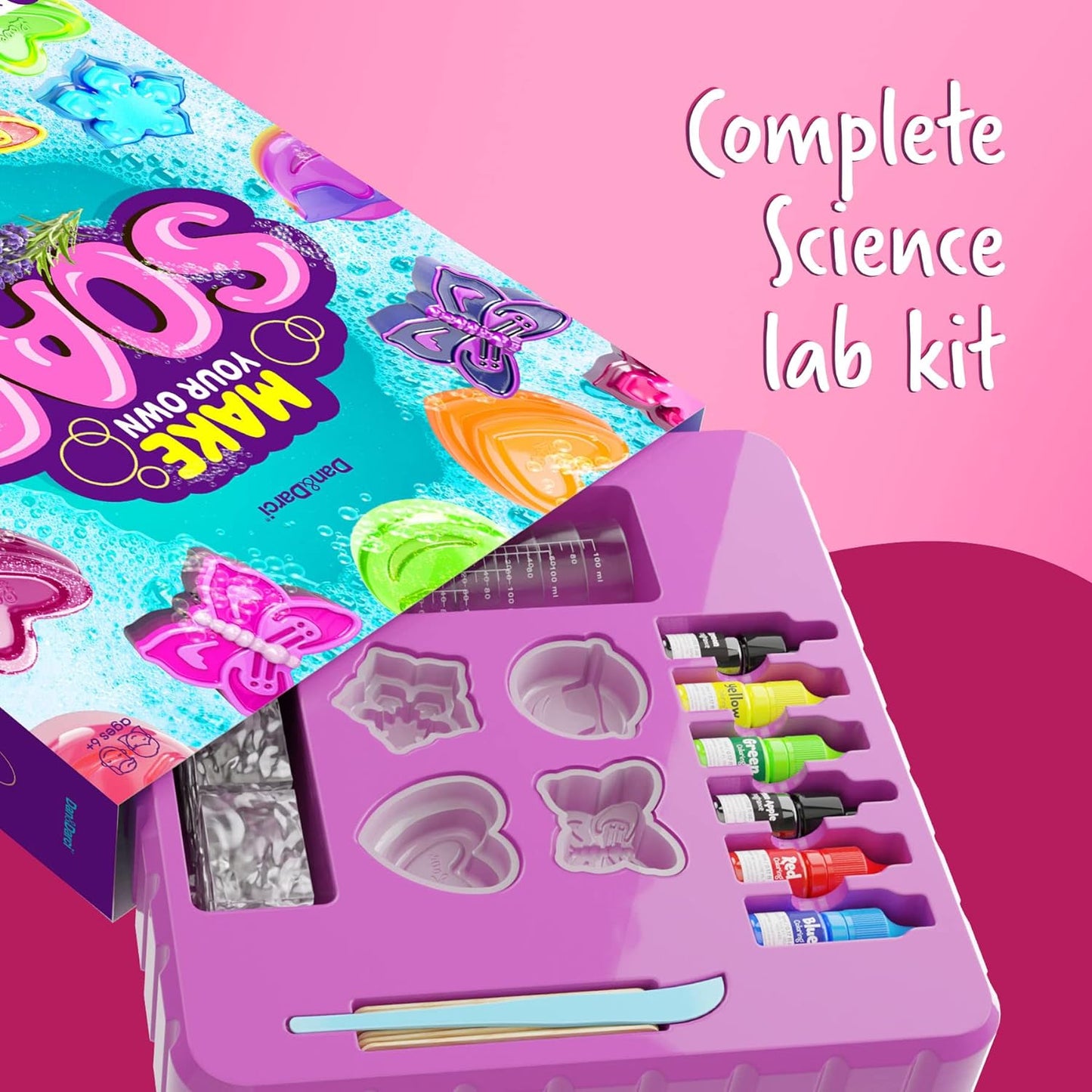 Dan&Darci Soap Making Kit for Kids - Crafts Science Toys - Birthday Gifts for Girls and Boys Age 6-12 Years Old Girl DIY - Best Educational Activity Gift by Surreal Brands The Shop Everything Store