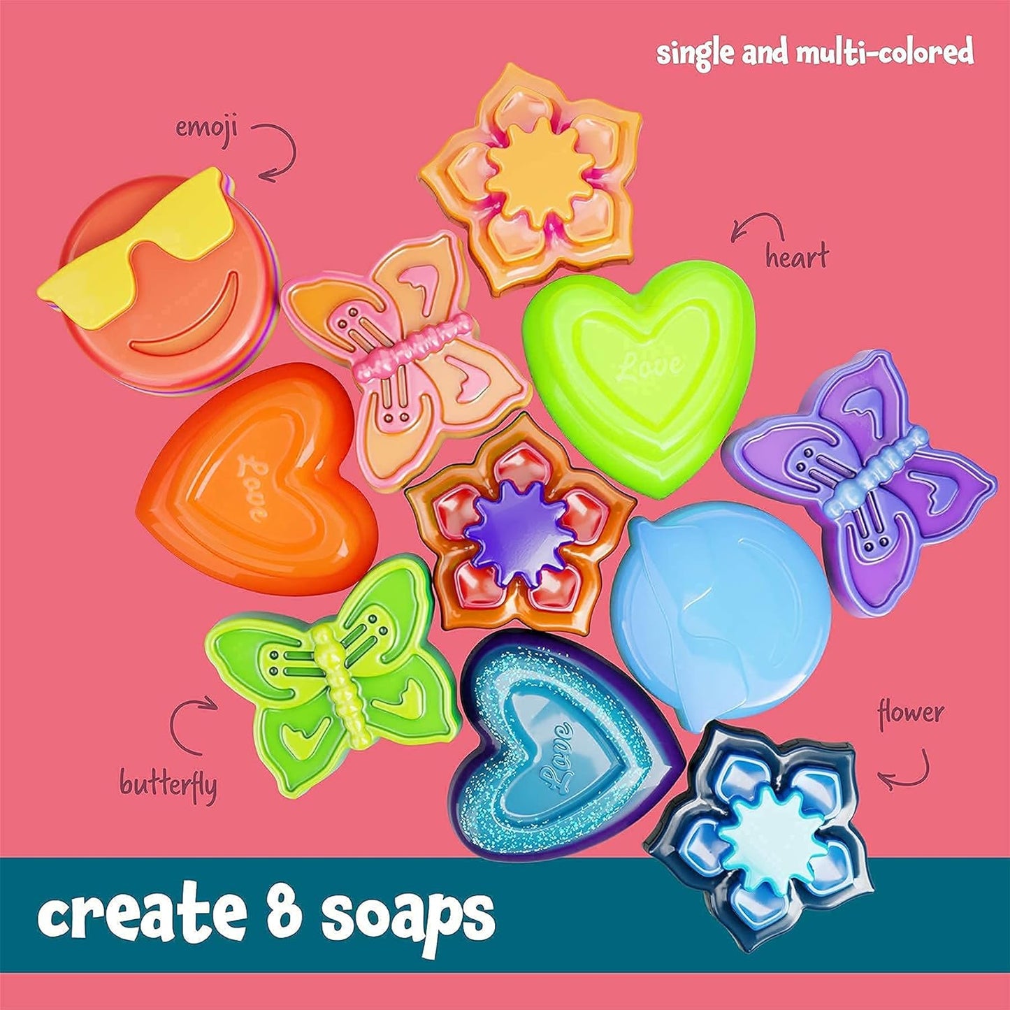Dan&Darci Soap Making Kit for Kids - Crafts Science Toys - Birthday Gifts for Girls and Boys Age 6-12 Years Old Girl DIY - Best Educational Activity Gift by Surreal Brands The Shop Everything Store