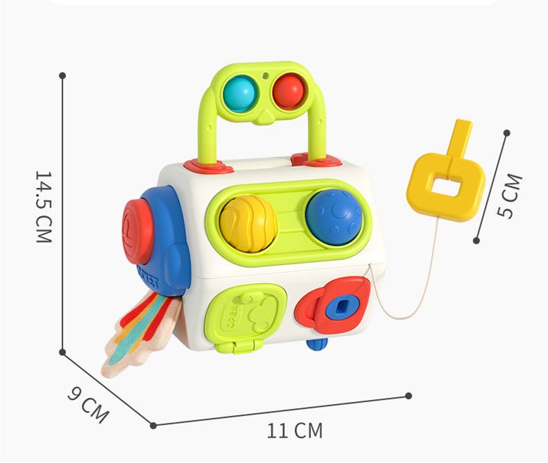 9 - in - 1 Busy Cube – Montessori Sensory Educational Toy for Toddlers - The Bargains Basement9 - in - 1 Busy Cube – Montessori Sensory Educational Toy for Toddlers