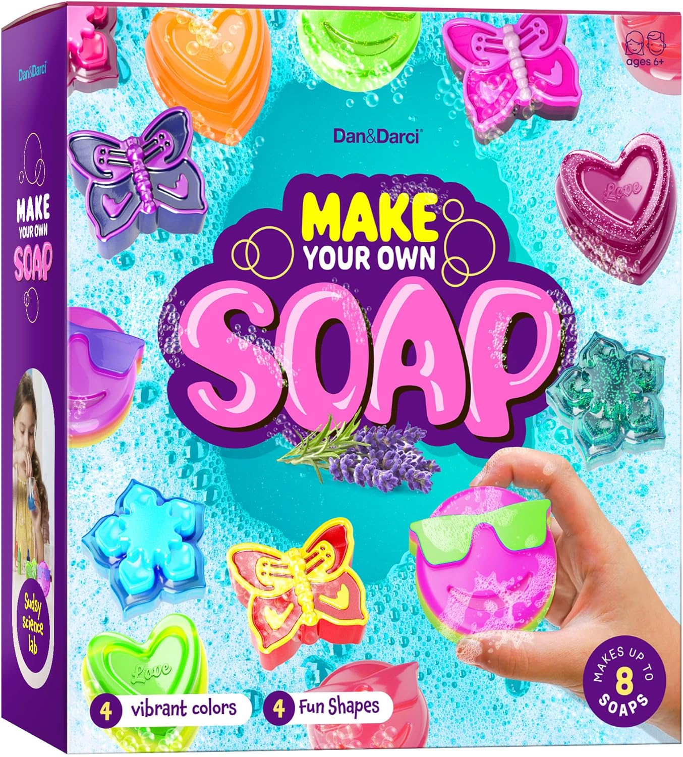 Dan&Darci Soap Making Kit for Kids - Crafts Science Toys - Birthday Gifts for Girls and Boys Age 6-12 Years Old Girl DIY - Best Educational Activity Gift by Surreal Brands The Shop Everything Store