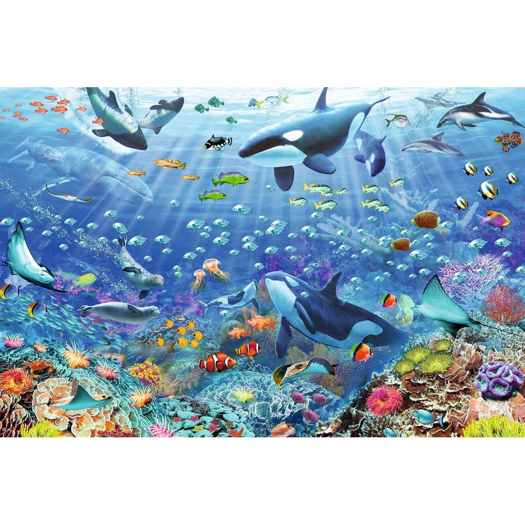 Colorful Underwater World 3000 Piece Jigsaw Puzzle Ravensburger Puzzle Merchant