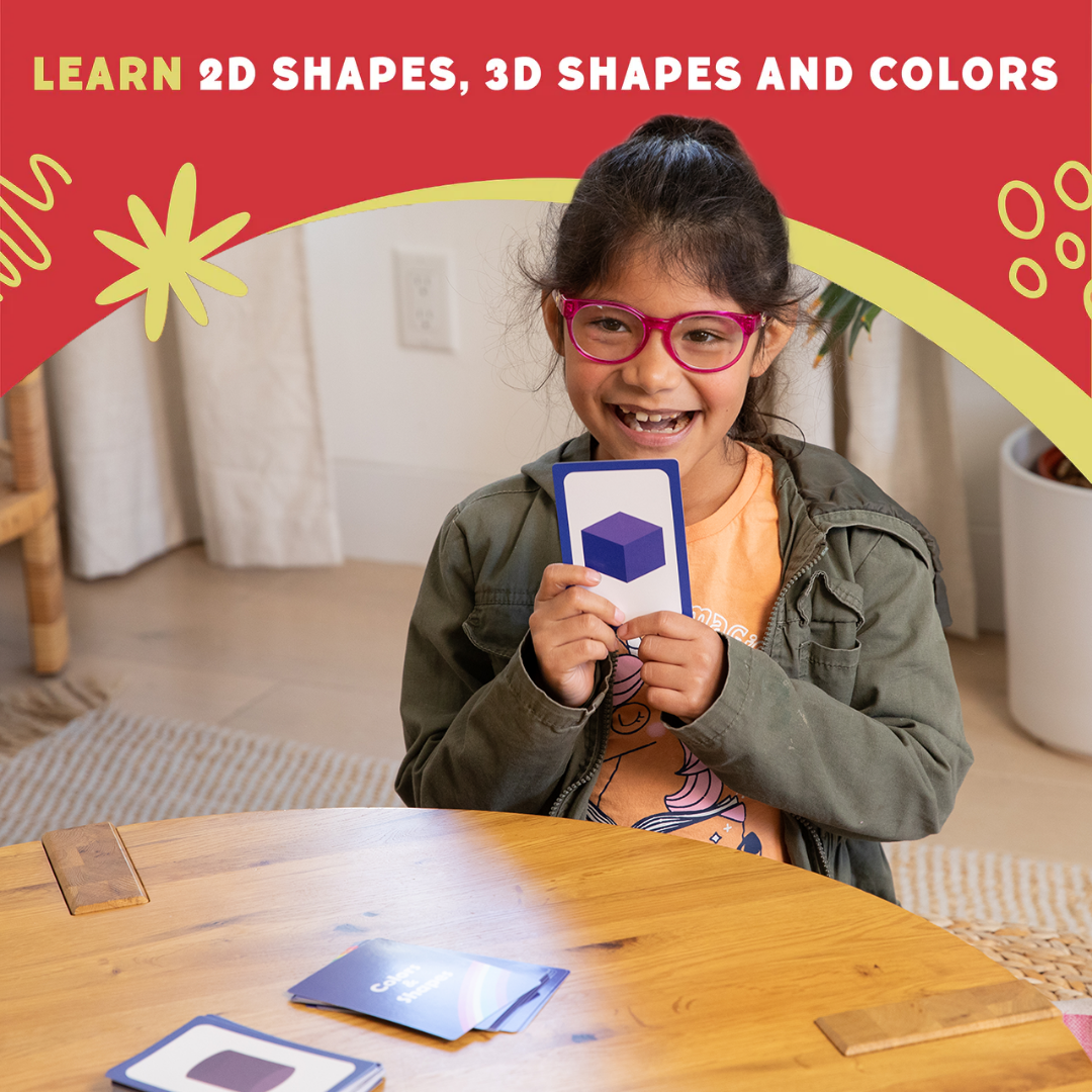 2D & 3D Shapes & Colors Card Pack The Fidget Games