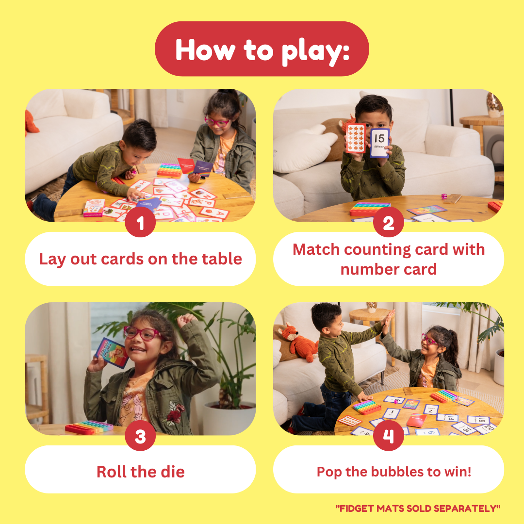 Counting & Numbers Card Pack The Fidget Games