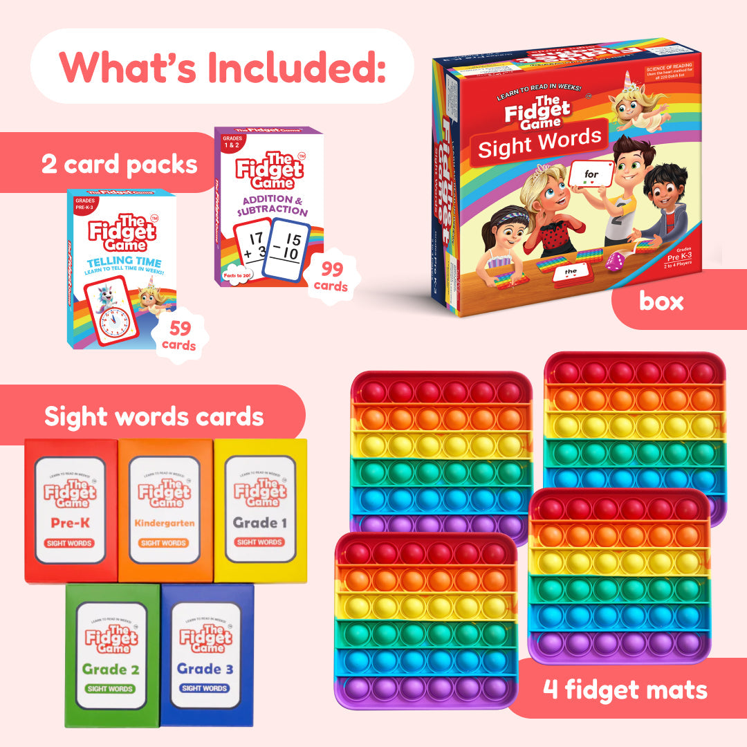 Grade 1 and 2 Bundle The Fidget Games