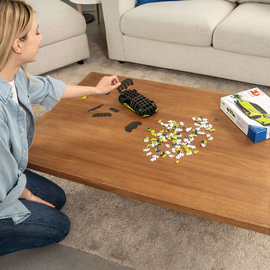 Lamborghini Huracán EVO Green 156 Piece 3D Jigsaw Puzzle Ravensburger Puzzle Merchant