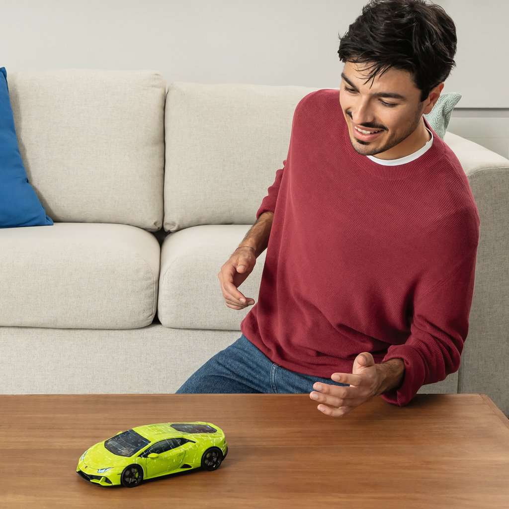 Lamborghini Huracán EVO Green 156 Piece 3D Jigsaw Puzzle Ravensburger Puzzle Merchant