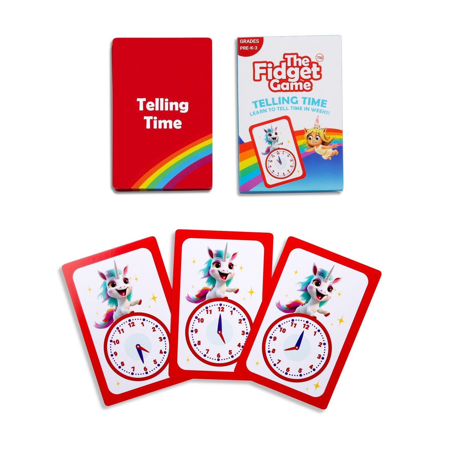 Telling Time Card Pack The Fidget Games