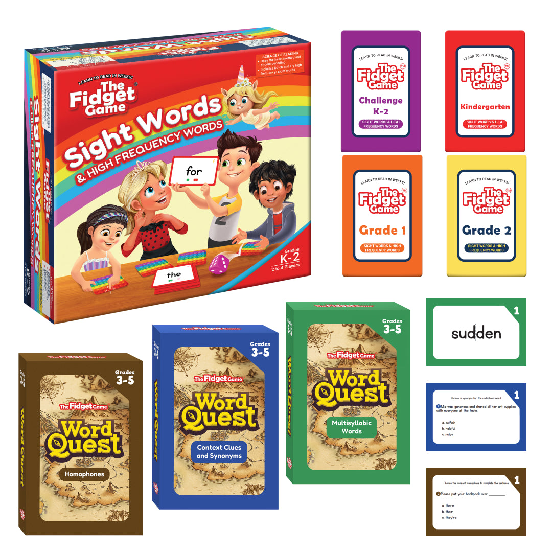 The Fidget Game: Sight Words Edition The Fidget Games