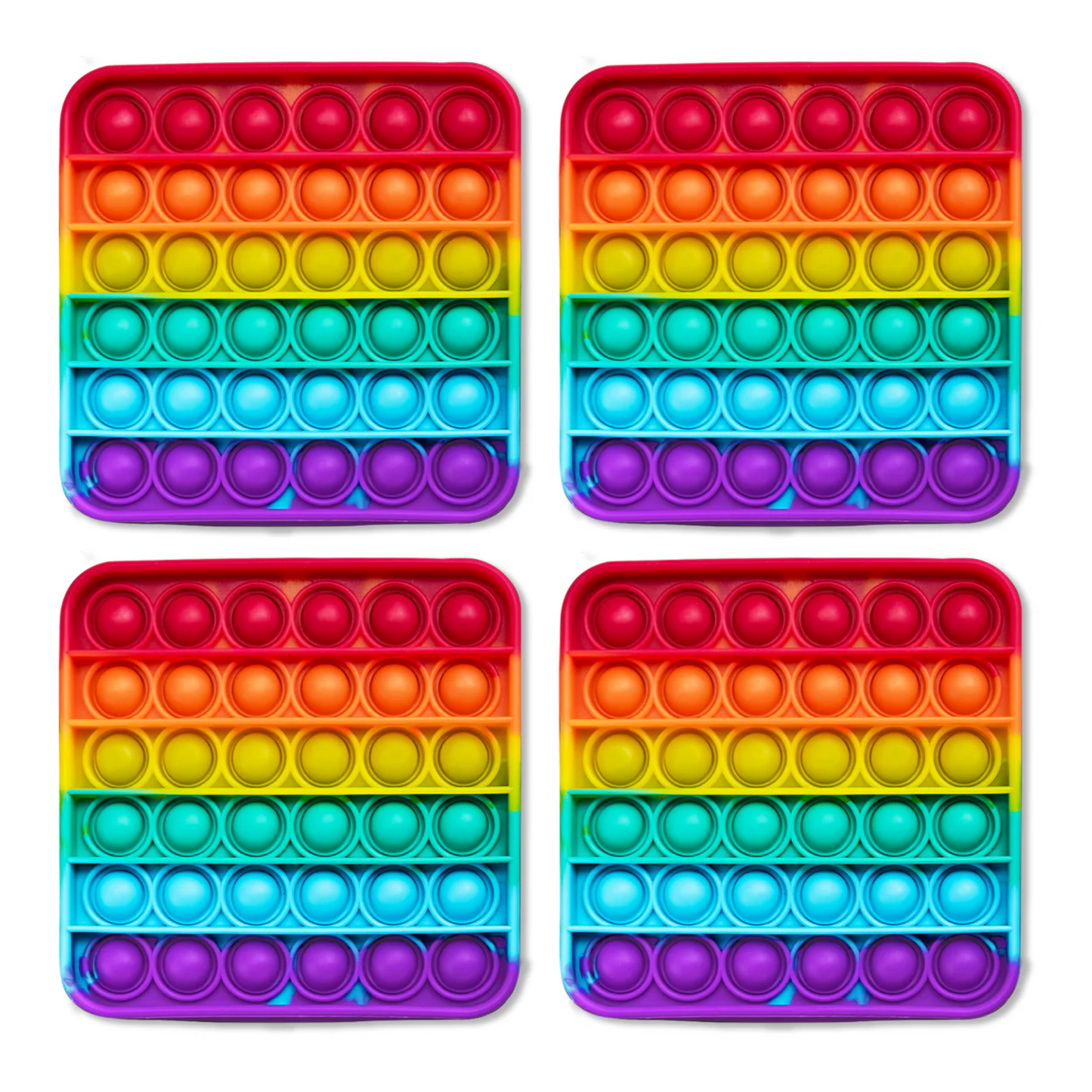 4 Extra Rainbow Fidget Mats (The Fidget Game: Sight Words) The Fidget Games