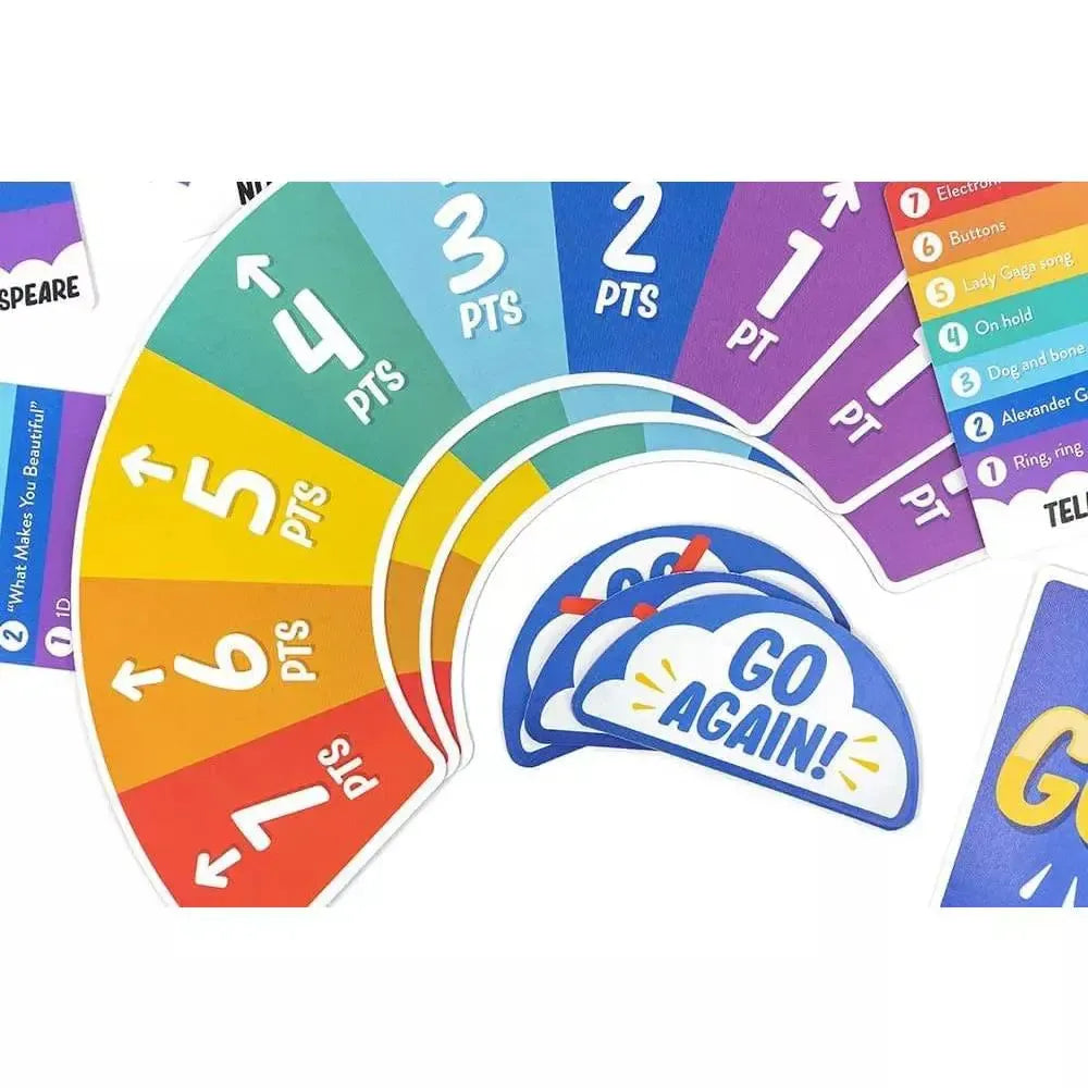 Rainbow Go! - Face Paced Trivia Card Game - Professor Puzzle Puzzle Merchant