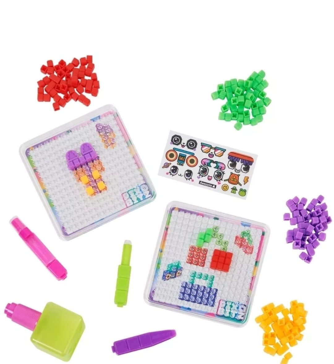 NEW Pixobitz Studio with 500 Water Fuse Beads, Decos and Accessories- Target Toy - The Bargains Basement