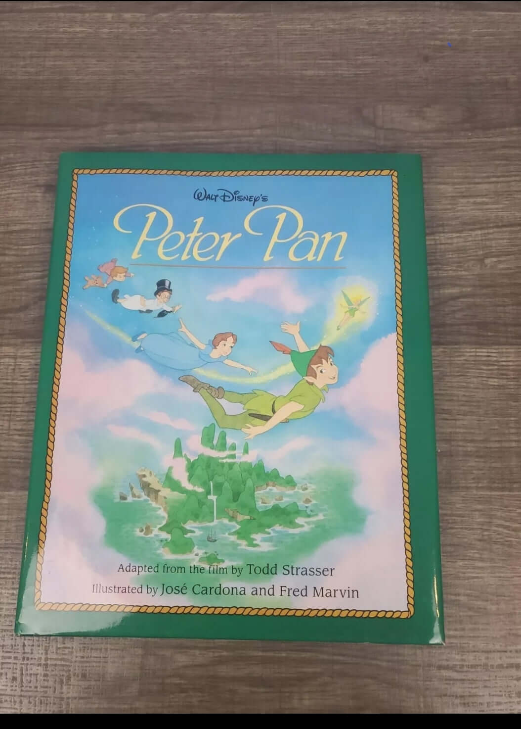 Peter Pan walked Disney hardback book 1994 - The Bargains Basement