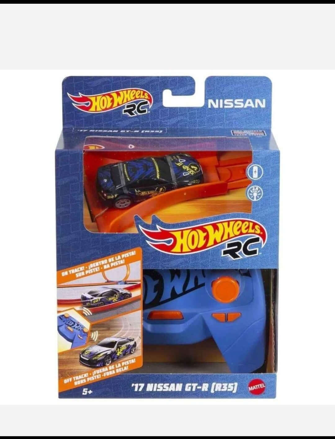 Hot Wheels RC 17 Nissan GT-R R35 Track System 2020 Remote Race Car Hobby 1:64 - The Bargains Basement