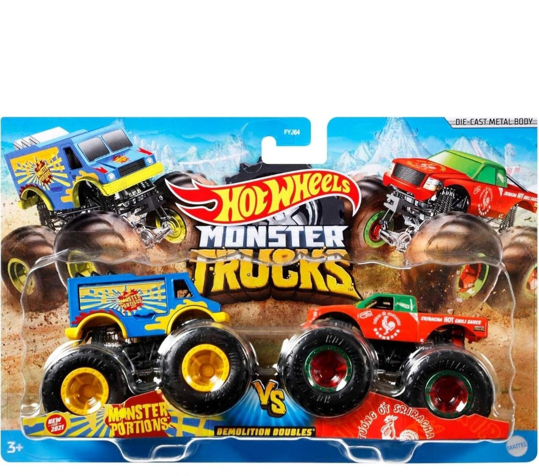 Monster Portions vs Tuong ot Sriracha monster trucks - The Bargains Basement