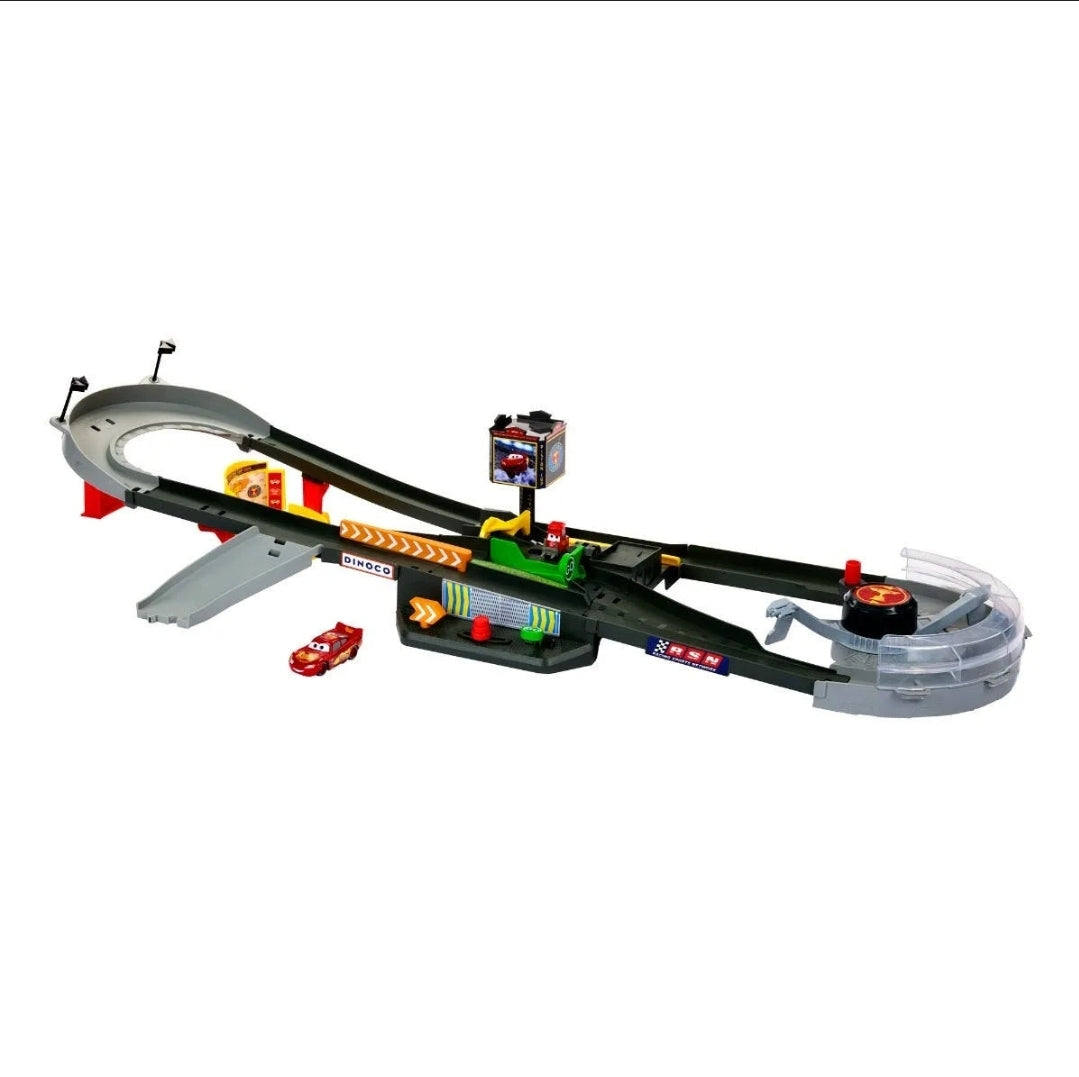 Disney Pixar Cars Piston Cup Action Speedway Playset( Box a little beat up) - The Bargains Basement