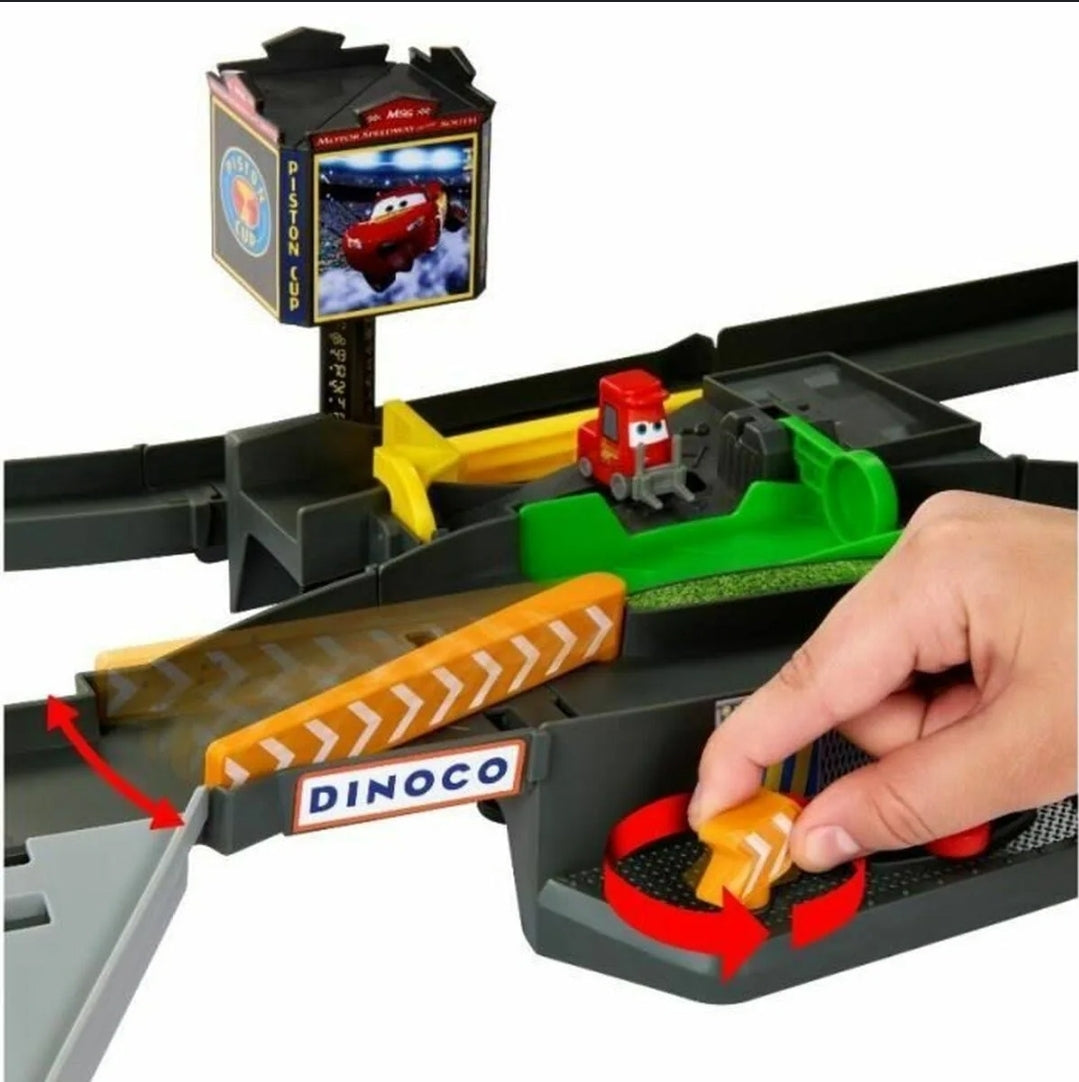 Disney Pixar Cars Piston Cup Action Speedway Playset( Box a little beat up) - The Bargains Basement