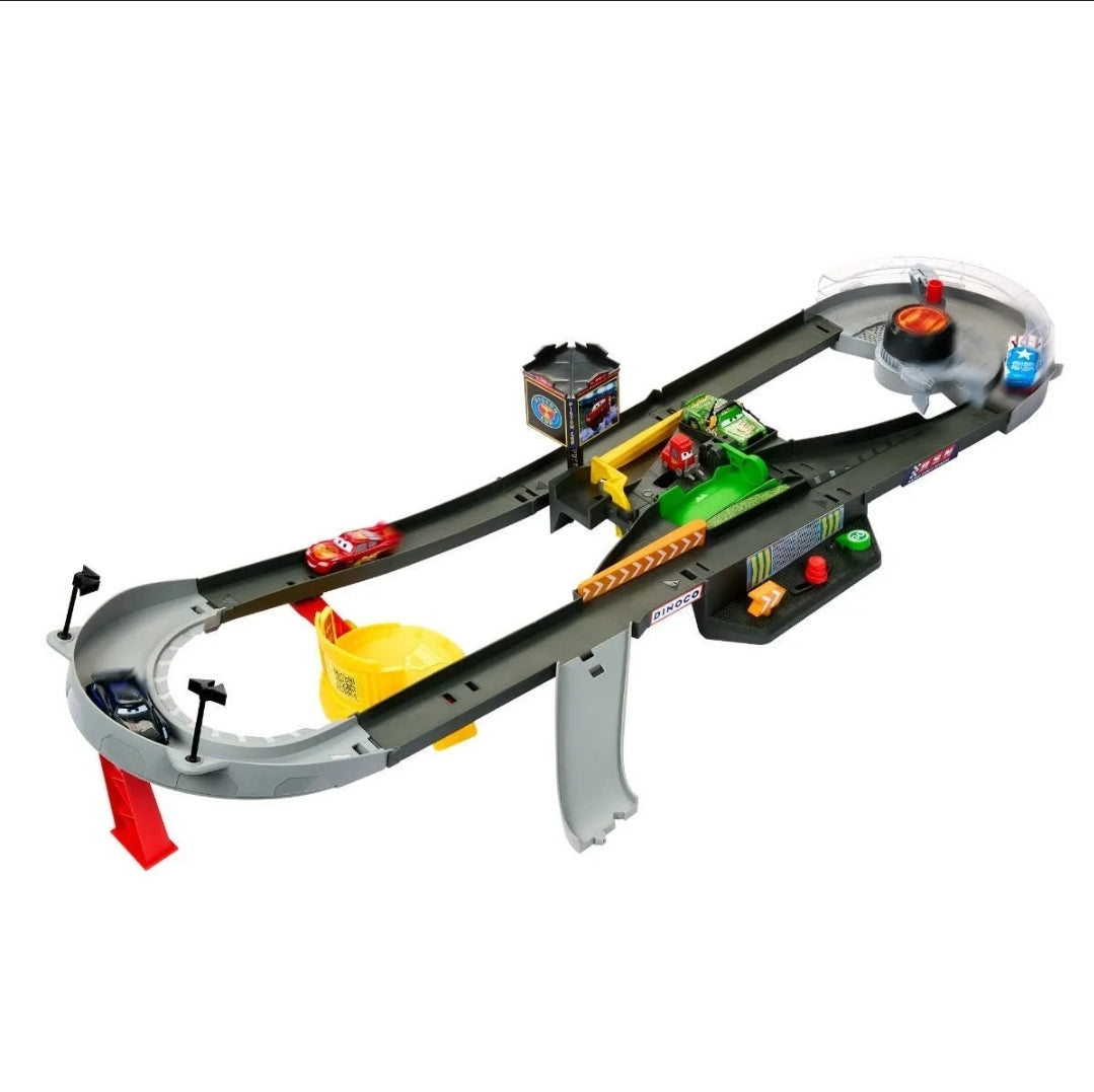 Disney Pixar Cars Piston Cup Action Speedway Playset( Box a little beat up) - The Bargains Basement