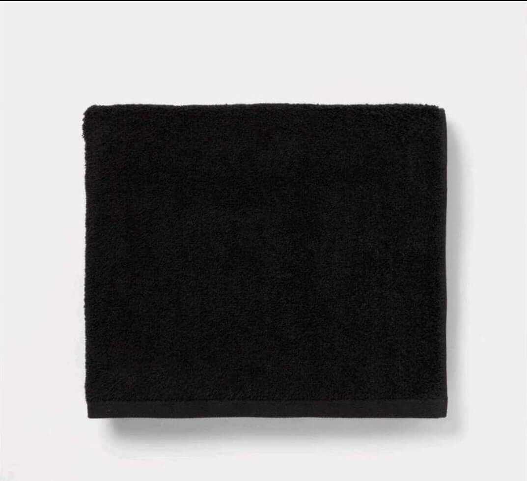 Every day bath towel Black - The Bargains Basement