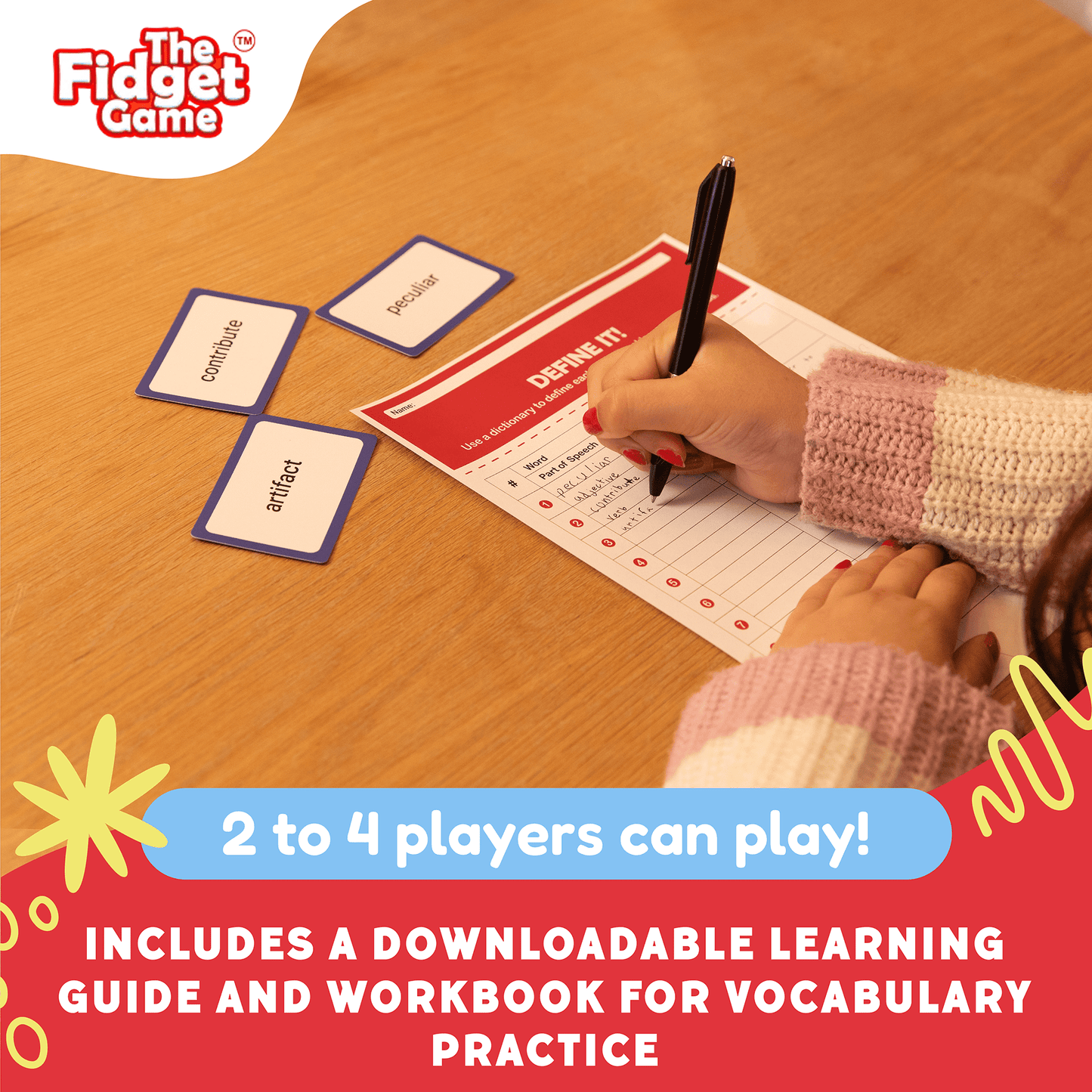 The Vocabulary Game The Fidget Games