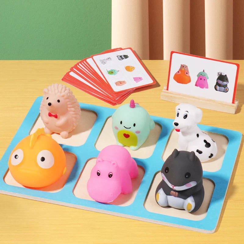 Animal Matching Game Sensory Educational Toy - The Bargains BasementAnimal Matching Game Sensory Educational Toy