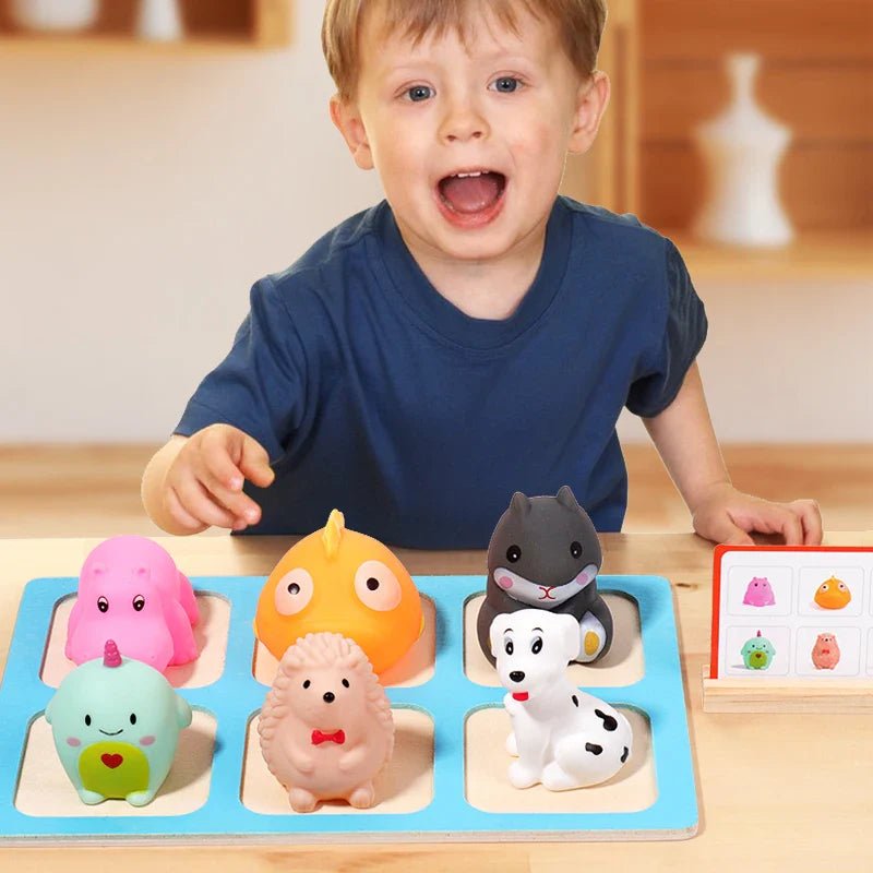 Animal Matching Game Sensory Educational Toy - The Bargains BasementAnimal Matching Game Sensory Educational Toy