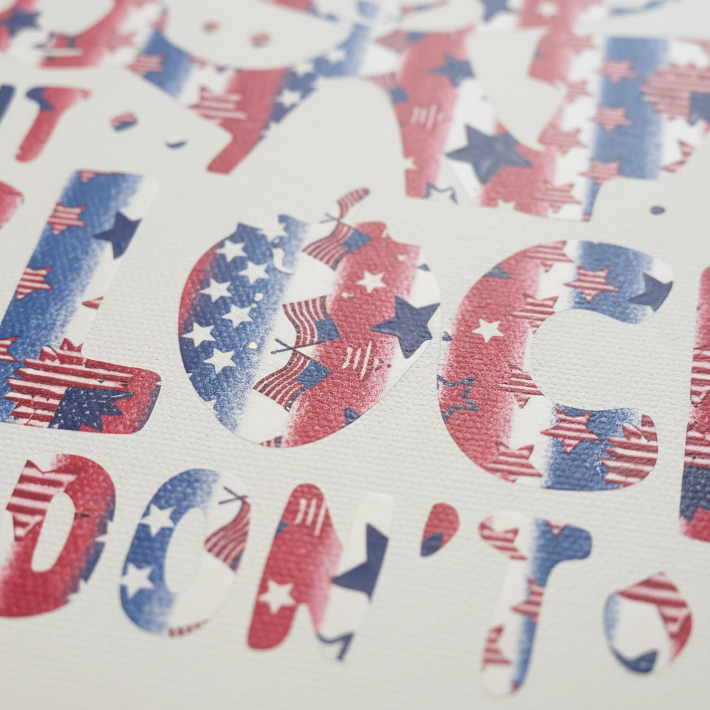 Canvas Sign Detail