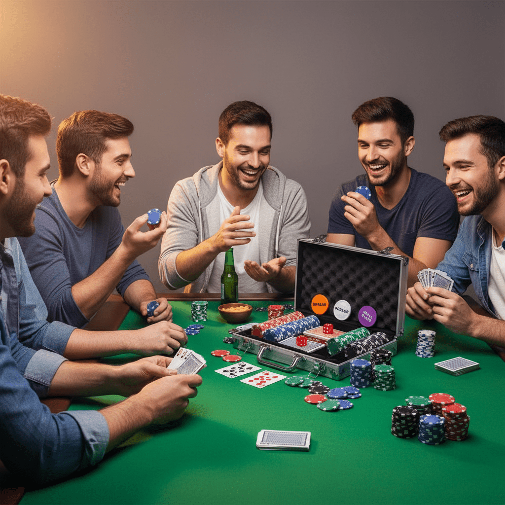 Deluxe Poker Set with Aluminum Case - 200 Chips & Cards - The Bargains BasementDeluxe Poker Set with Aluminum Case - 200 Chips & Cards