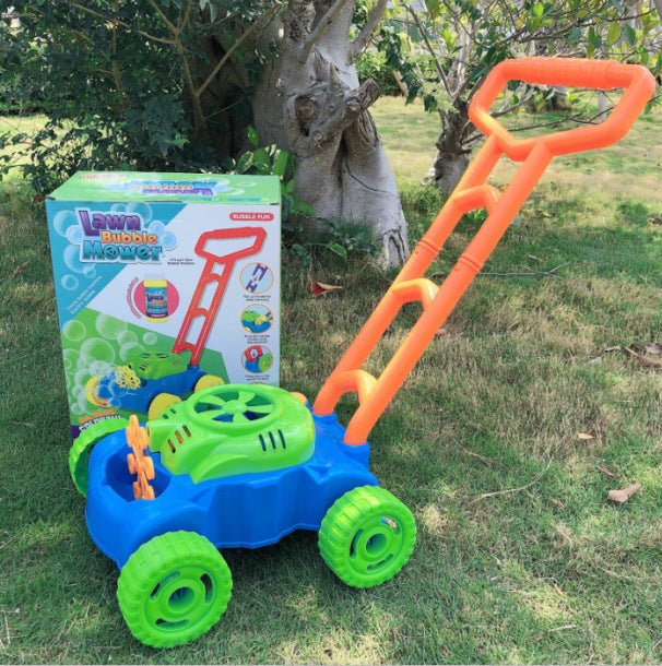 Electric Bubble Machine Push Toy – Outdoor Fun Bubble Blower for Kids - The Bargains BasementElectric Bubble Machine Push Toy – Outdoor Fun Bubble Blower for Kids
