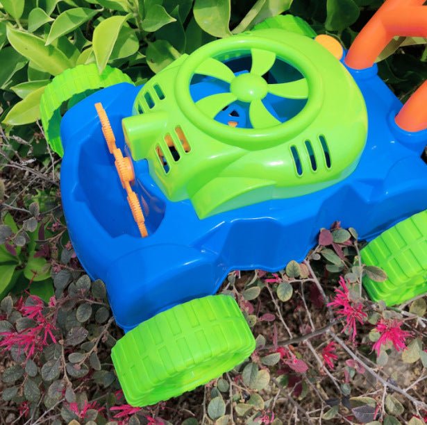 Electric Bubble Machine Push Toy – Outdoor Fun Bubble Blower for Kids - The Bargains BasementElectric Bubble Machine Push Toy – Outdoor Fun Bubble Blower for Kids