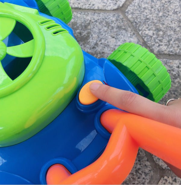 Electric Bubble Machine Push Toy – Outdoor Fun Bubble Blower for Kids - The Bargains BasementElectric Bubble Machine Push Toy – Outdoor Fun Bubble Blower for Kids