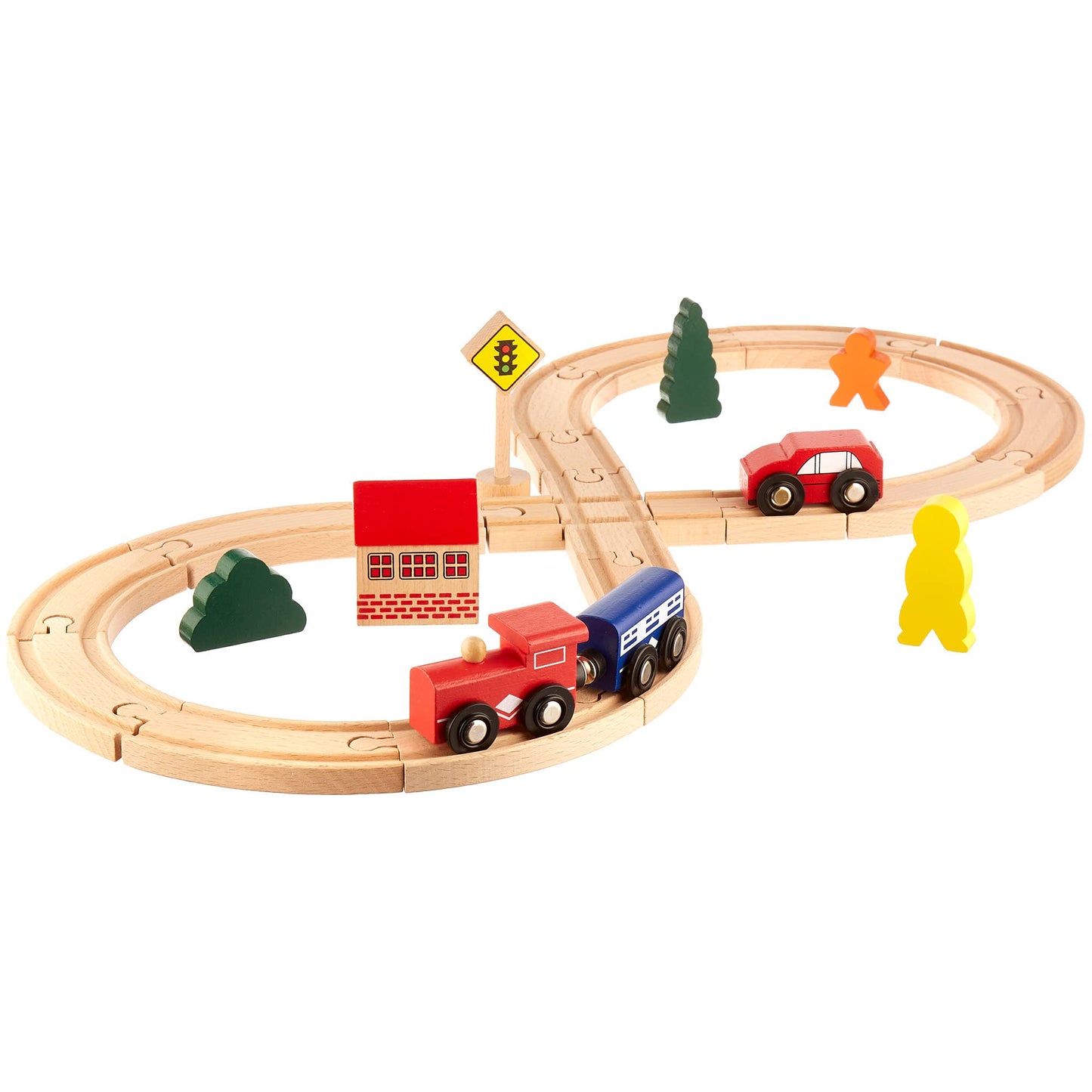 Figure 8 Wooden Train Set - The Bargains BasementFigure 8 Wooden Train Set