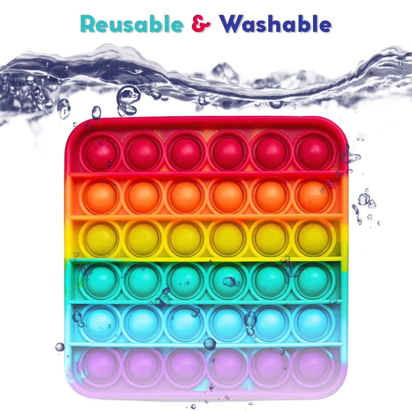4 Extra Rainbow Fidget Mats (The Fidget Game: Sight Words) The Fidget Games