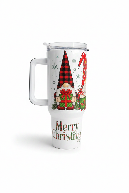 Christmas Gnome 40oz Tumbler with Handle The Bargains Basement