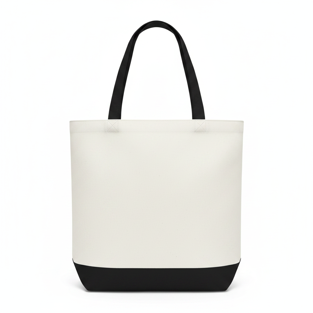 LOVE Santa Christmas Canvas Tote Bag | Holiday Sublimation Print The Bargains Basement