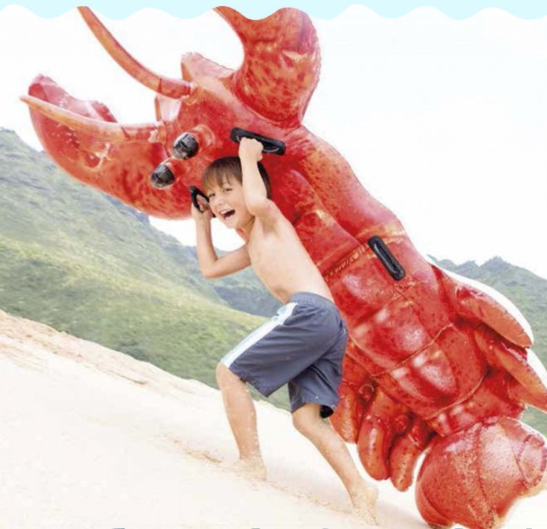 Inflatable Lobster Pool Float – Giant Ride - On Water Toy with Handles - The Bargains BasementInflatable Lobster Pool Float – Giant Ride - On Water Toy with Handles