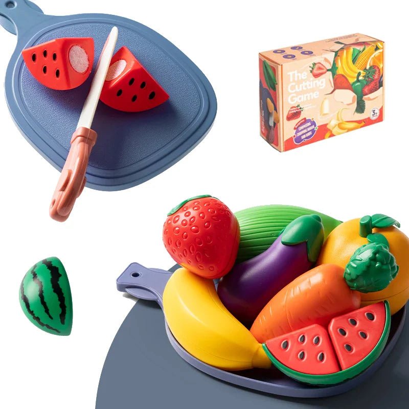 Kids Pretend Play Kitchen Set – Simulation Fruits and Vegetables Toys - The Bargains BasementKids Pretend Play Kitchen Set – Simulation Fruits and Vegetables Toys
