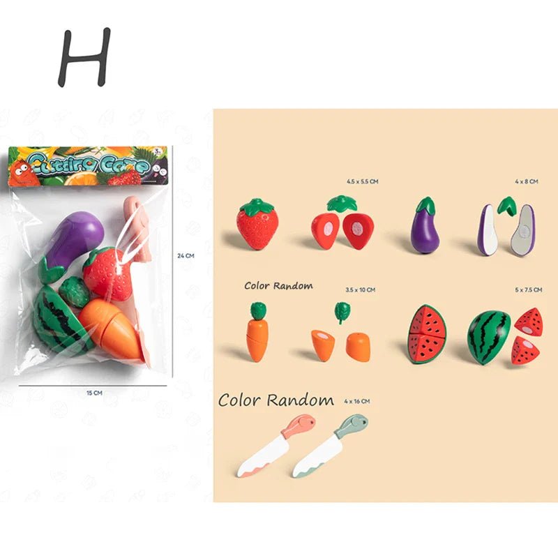 Kids Pretend Play Kitchen Set – Simulation Fruits and Vegetables Toys - The Bargains BasementKids Pretend Play Kitchen Set – Simulation Fruits and Vegetables Toys