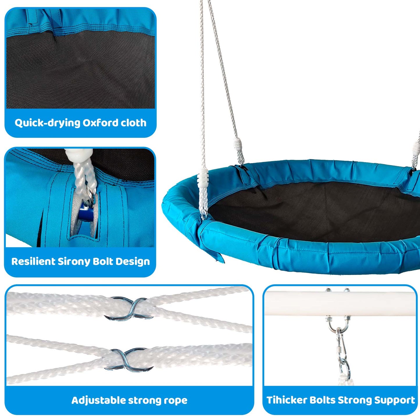 Metal Swing Set for Kids – Outdoor Playground Equipment with Disc Swing - The Bargains BasementMetal Swing Set for Kids – Outdoor Playground Equipment with Disc Swing