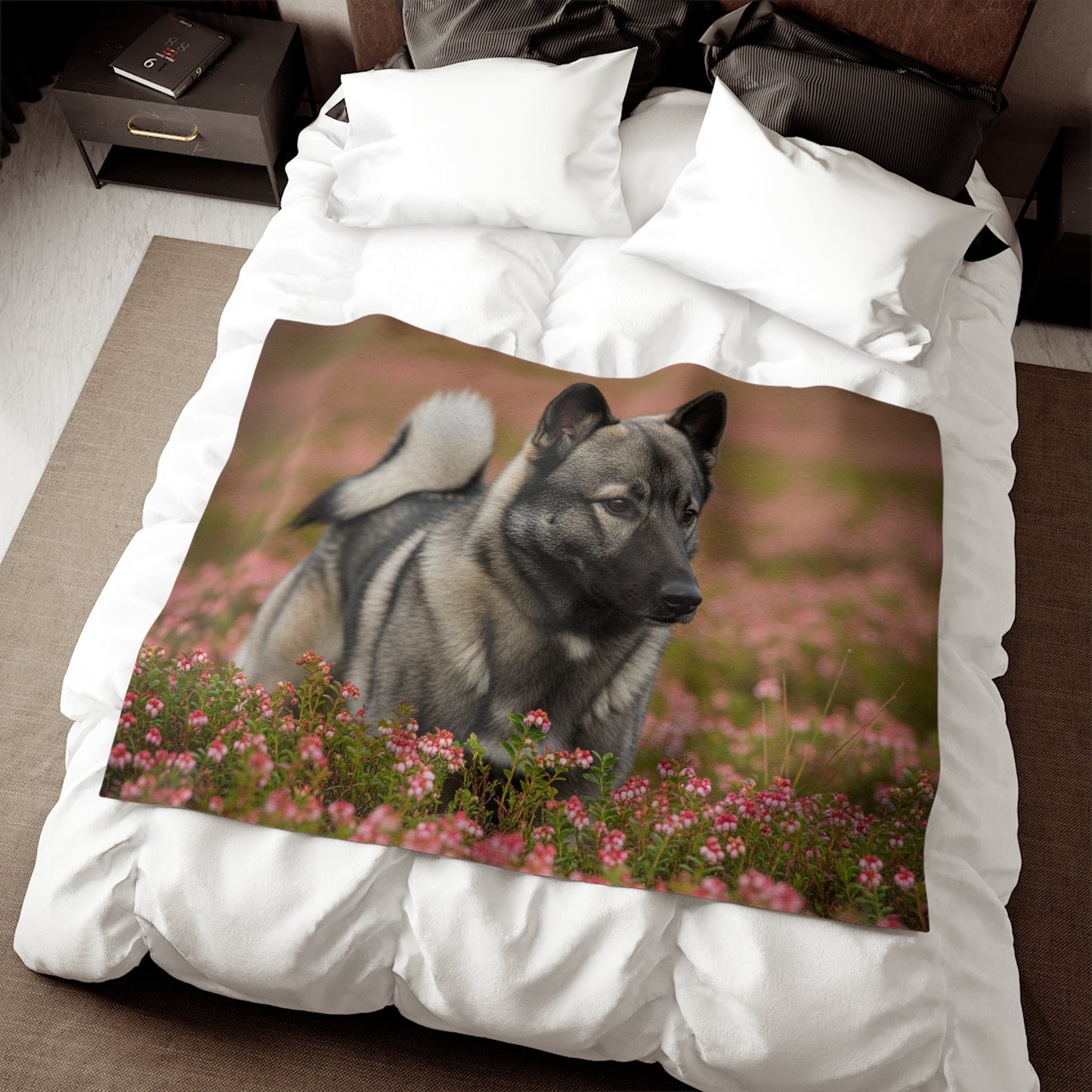 Norwegian Elkhound Sweatshirt Blanket - The Bargains BasementNorwegian Elkhound Sweatshirt Blanket