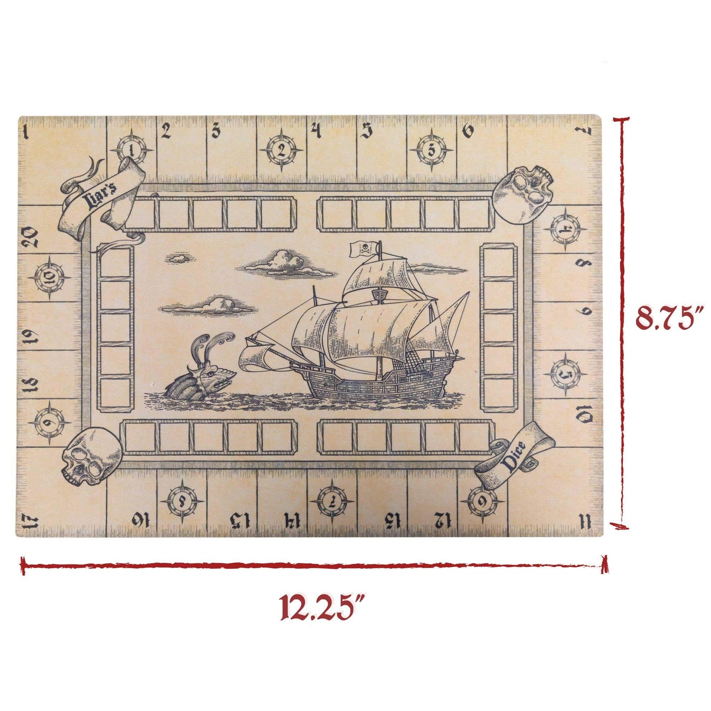 Pirate - Themed Liar's Dice Game - Classic Bluffing Fun - The Bargains BasementPirate - Themed Liar's Dice Game - Classic Bluffing Fun